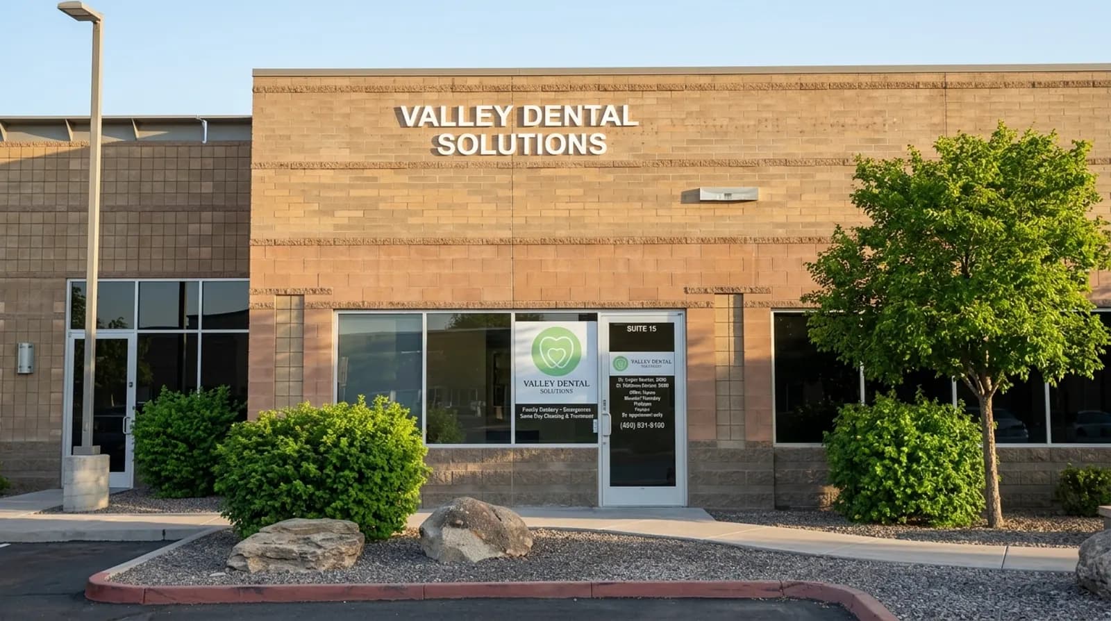 Exterior of Valley Dental Solutions in Chandler