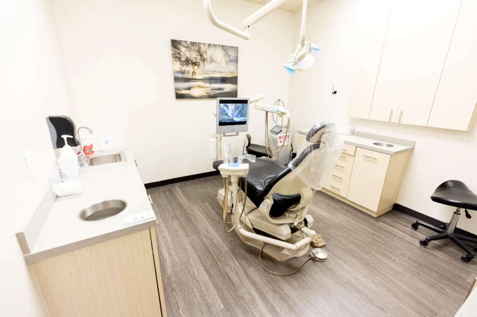 Clean, modern office interior at Valley Dental Solutions